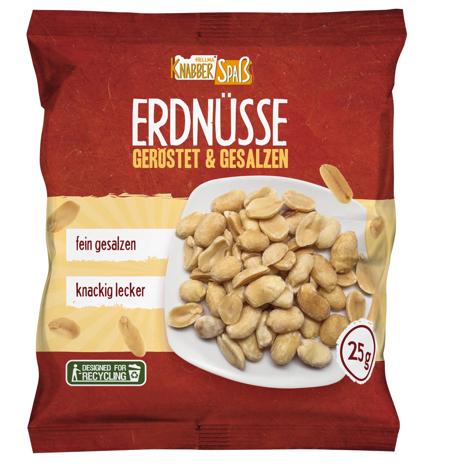Erdnüsse 25g 100 St./Pack.
