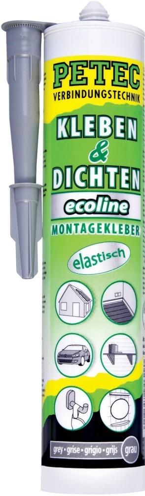 Kleben + Dichten Ecoline 290 ml, grau
