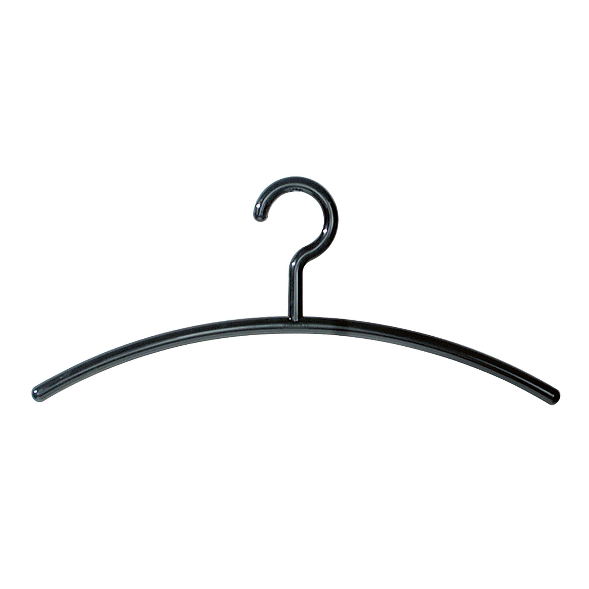 Kleiderbügel Kunststoff schwarz 5 St./Pack.