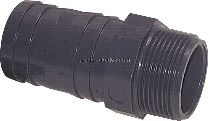 Gewindetülle G 1/4"-12mm, PVC-U