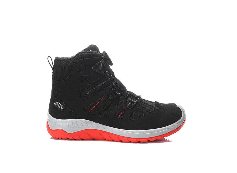 ELTEN MADDOX Kids BOA® Winter Sicherheitsstiefel Mid, Schwarz, Gr. 31