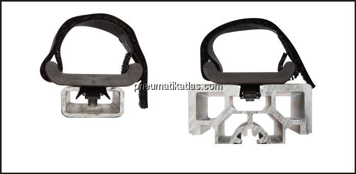 Klettbandhalter für Schläuche 6 - 20 mm, Schraubmontage