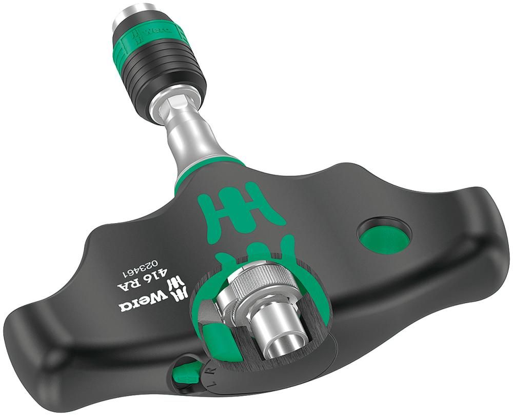 Ratschen-Quergriff 1/4" Bitaufnahme Wera