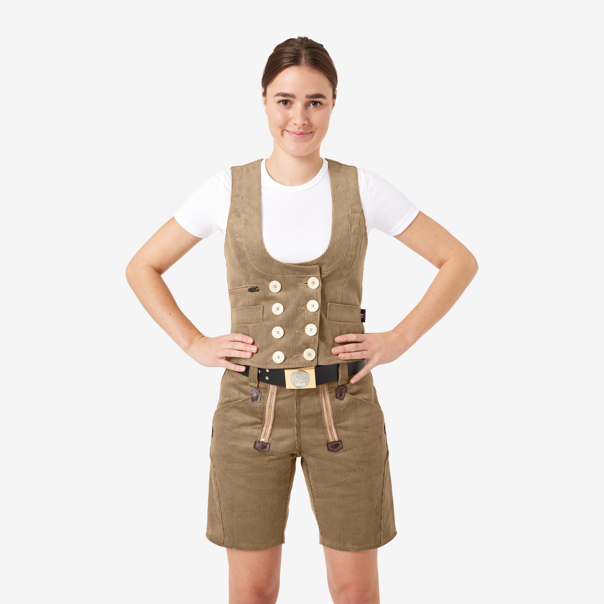 FHB Zunftshort HANS beige - Gr. 66