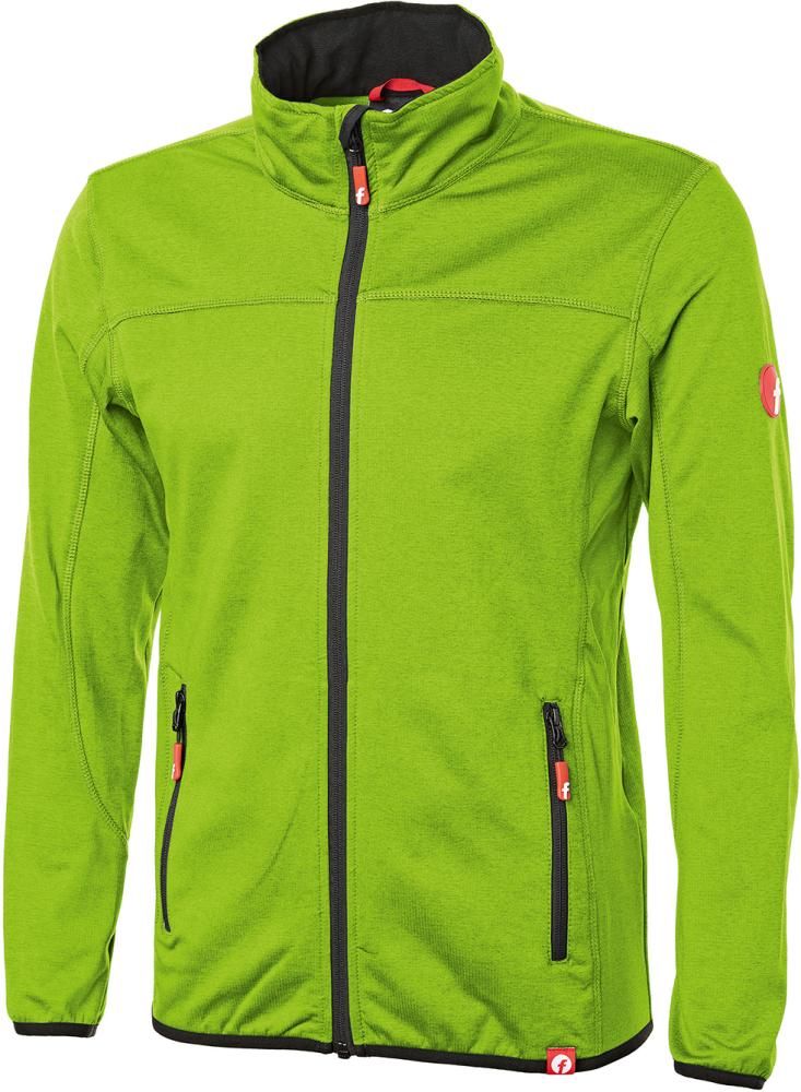 Tech-Fleecejacke lime/schwarz meliert Gr. 2XL Fortis Elements