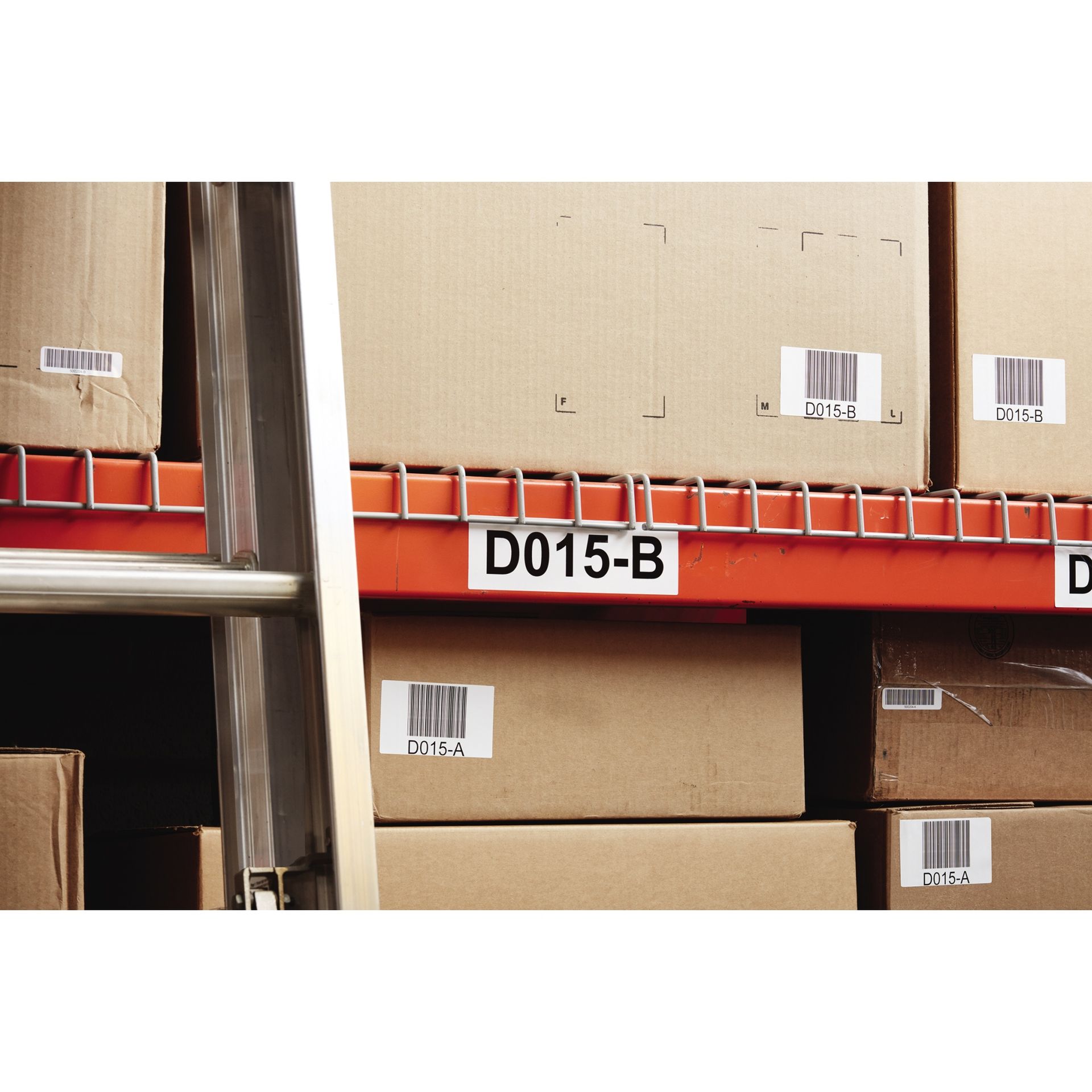 Etikett 19x64mm ws 2x450 St./Pack.