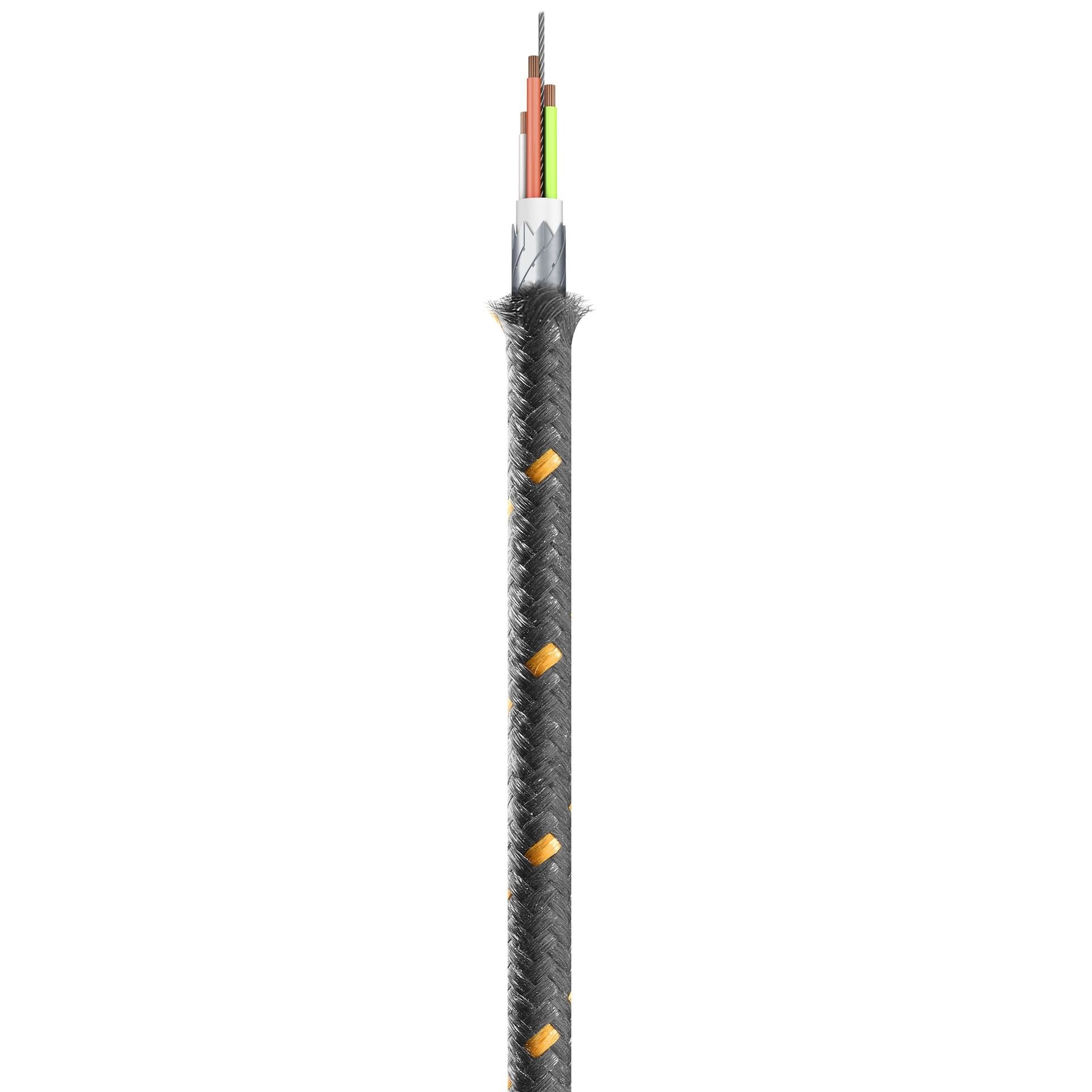 Kabel USB-A/Lightning  TETRA 12m sw
