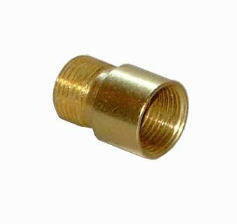 Verlängerung für Türspion, Ø14mm, Oberfl. blank