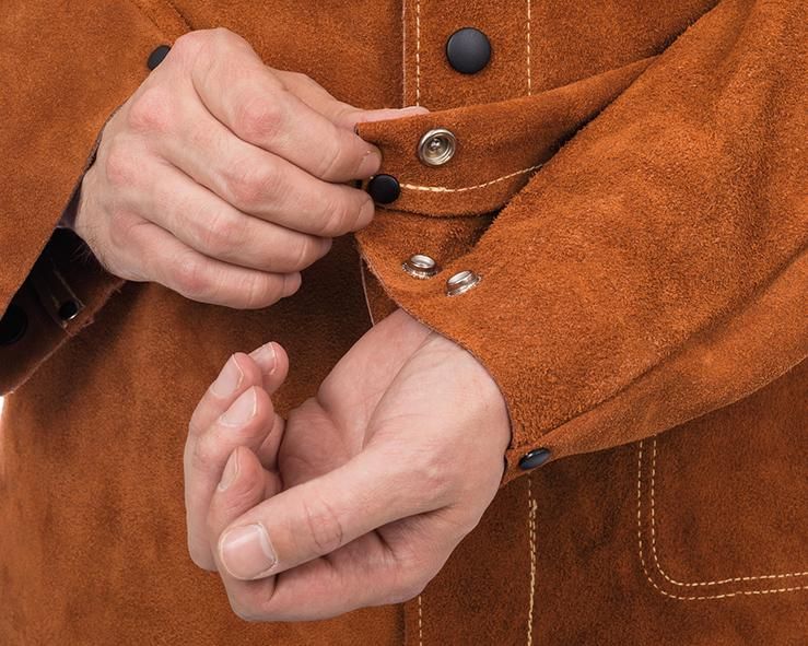 Schweißerlederjacke Nr. E44-7300 Gr. L WELDAS