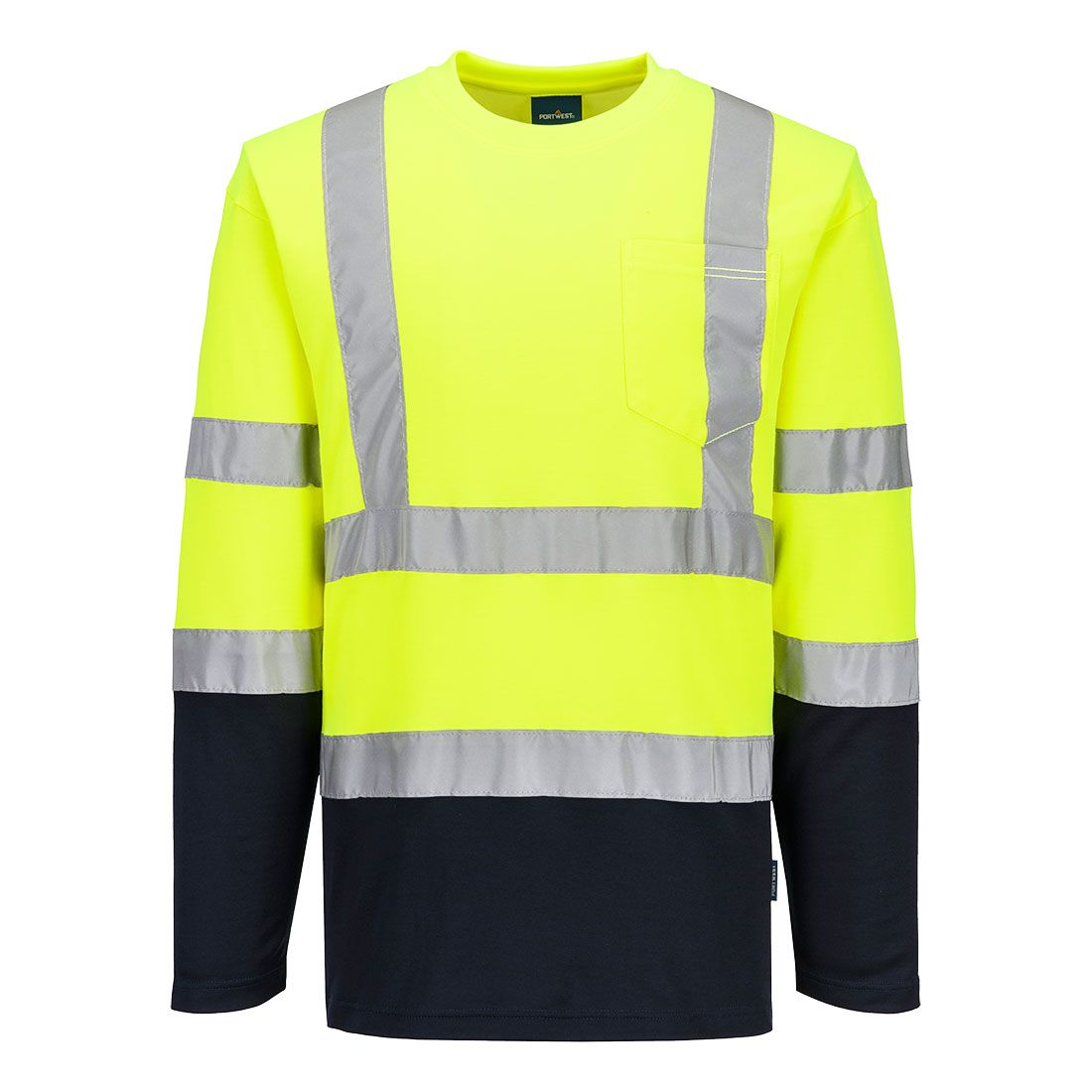 Portwest S280 Warnschutz-Langarmshirt, Gelb, Gr. 3XL