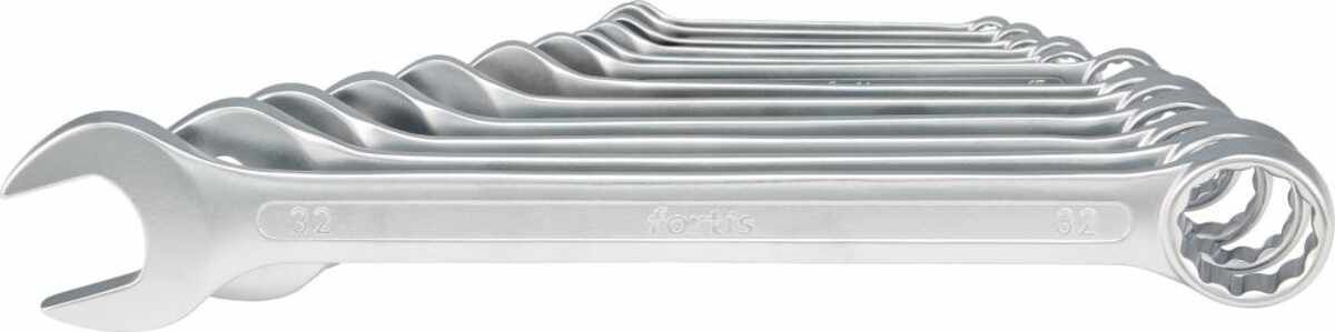 Ringmaulschlüssel-Satz DIN3113A 10-32 mm 12-teilig in Karton FORTIS