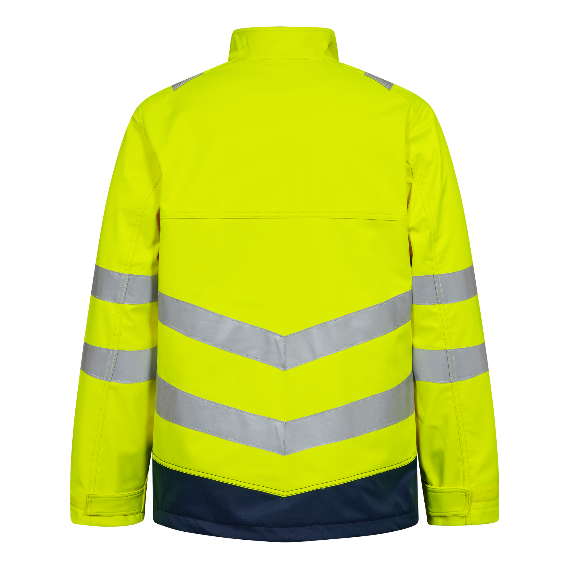 Safety+ Softshelljacke Gelb/Blue Ink, Gr. M