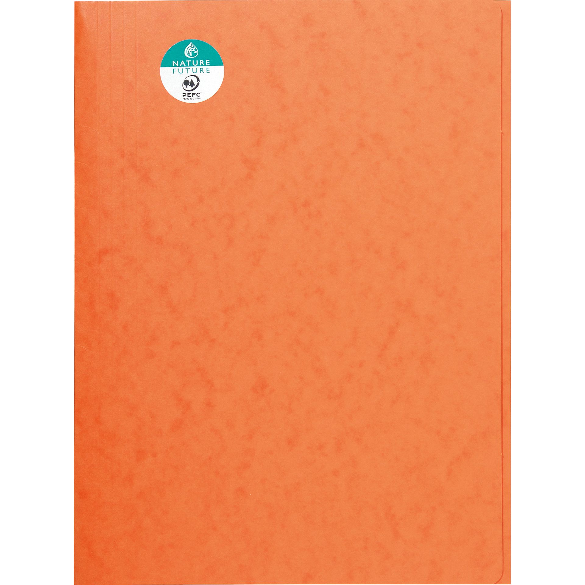 Sammelmappe DIN A4 3Klappen Karton orange