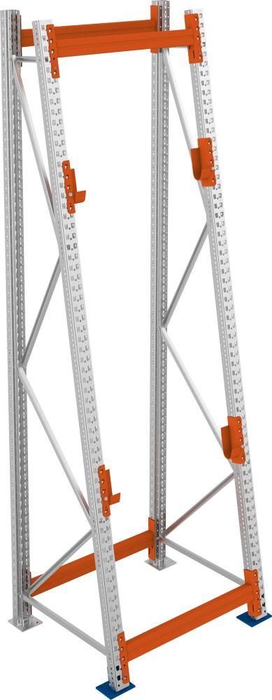A Ständer Kabeltrommel B900xT900xH3300 mm Grundfeld verzinkt Feldlast 1500kg