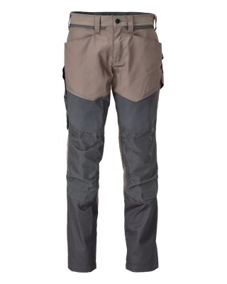 Hose mit Knietaschen Hose mit Knietaschen Dunkel Sandbeige/Anthrazitgrau 82C56