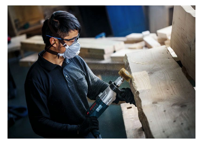 BOSCH Holz-Strukturbürste, vermessingt