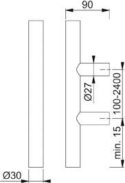Bügelgriff, E5011, F69 400 300 2 BS-1502
