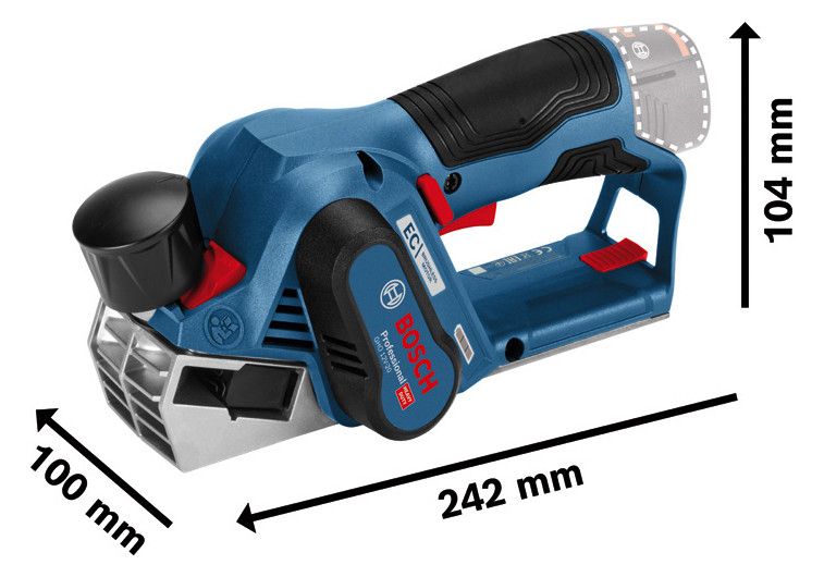 BOSCH Akku-Hobel 40-56mm, SOLO