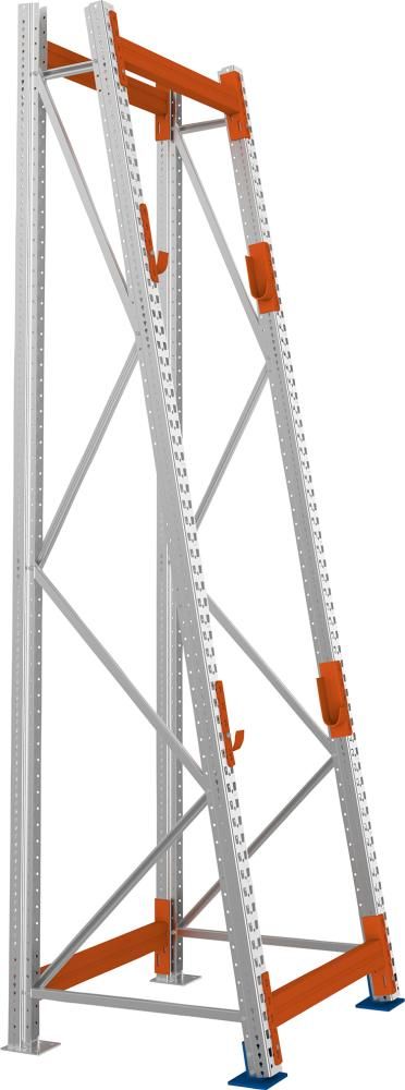 A Ständer Kabeltrommel B900xT900xH3300 mm Grundfeld verzinkt Feldlast 1500kg