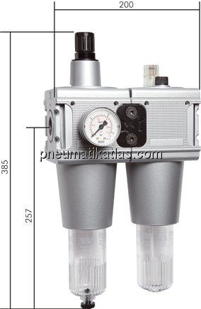 MULTIFIX Wartungseinheit (5), 2-tlg., G 3/4", 0,5 - 10 bar
