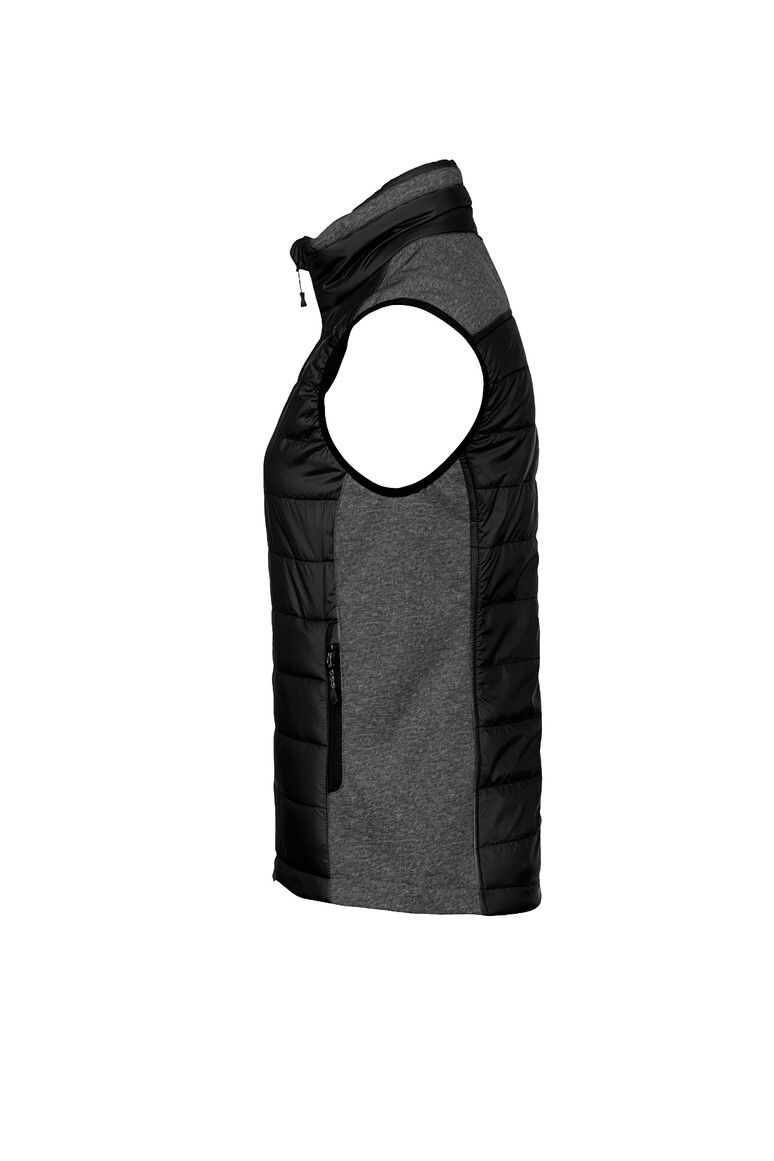 HAKRO Damen Hybridweste Contrast schwarz, XS