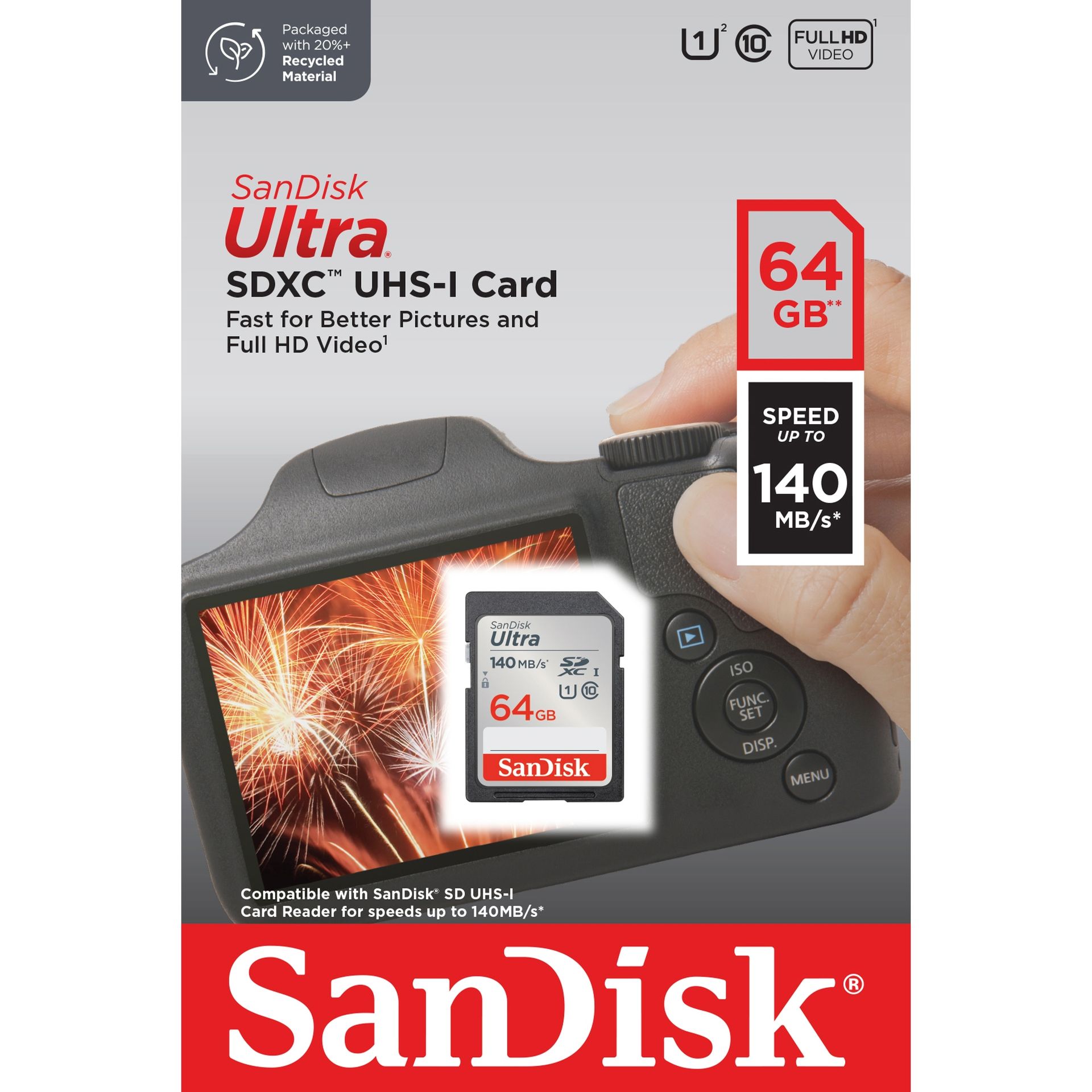 Speicherkarte Ultra SDS SDXC 64GB
