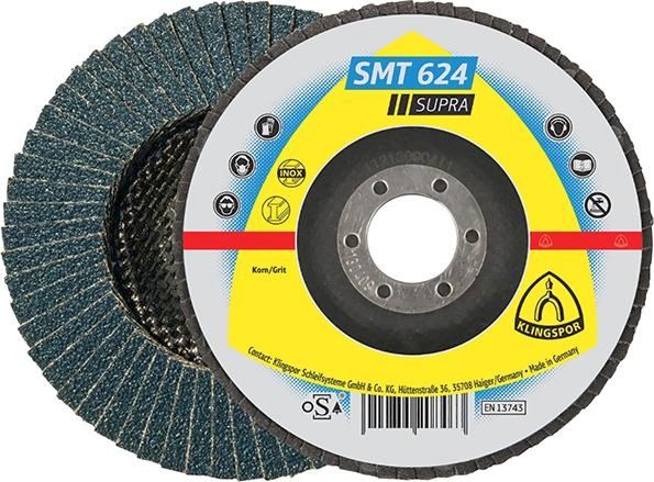 Schleifmopteller SMT624 115 mm K 80 gew. Klingspor