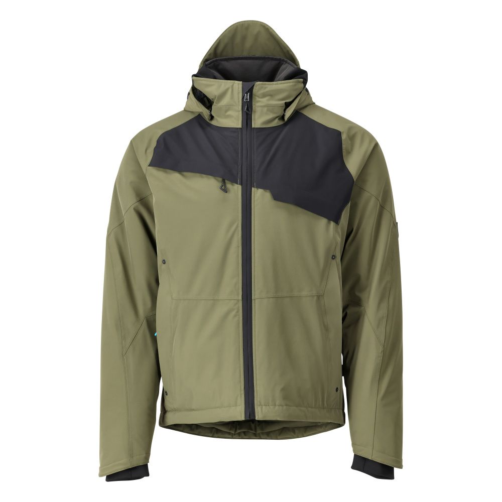 Winterjacke Moosgrün/Schwarz, 2XL