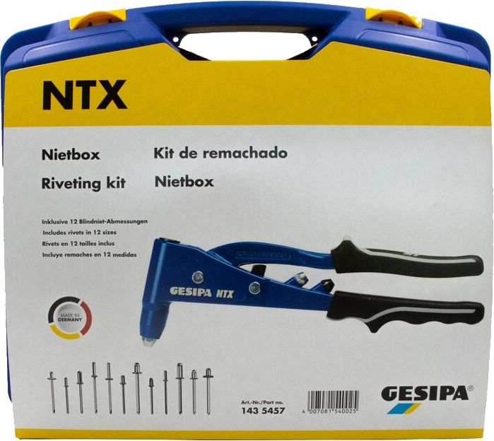 GESIPA Handnietzangensatz, "Nietbox"