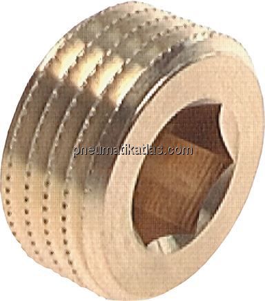 Verschlussstopfen Innenskt. R 3/4", Messing