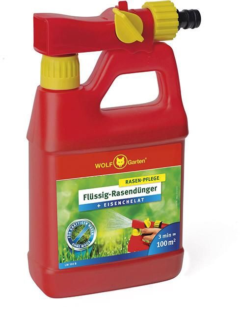 Flüssig-Rasendünger LM 100 B + Eisenchelat 1 L