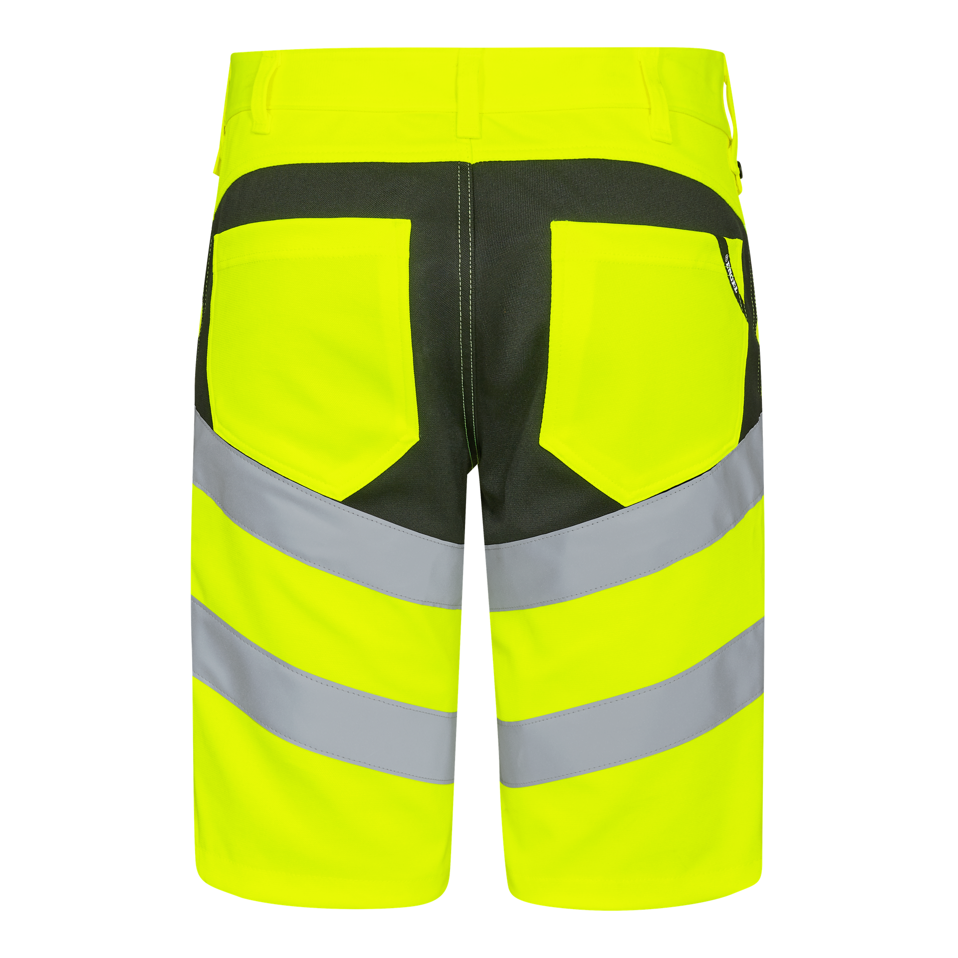 Safety Arbeitsshorts mit 2-Wege-Stretch Gelb/Schwarz, Gr. 74