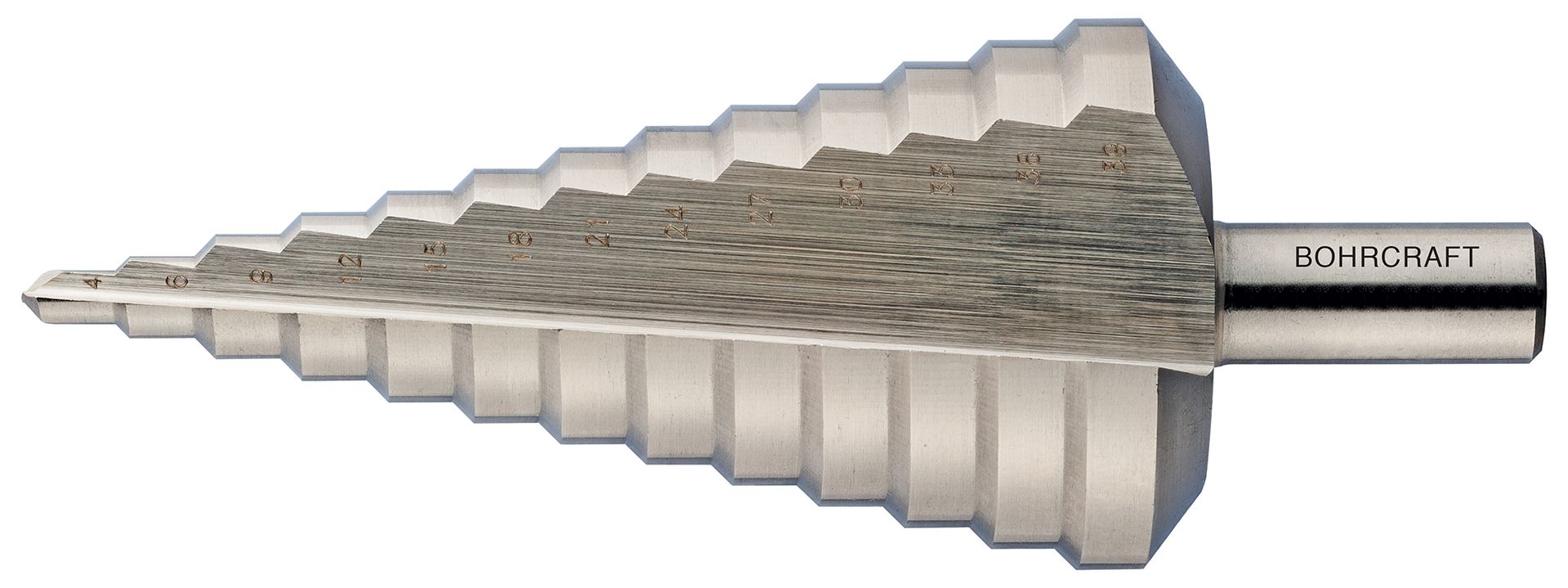 Bohrcraft Stufenbohrer HSS für allg. Maschinenbau