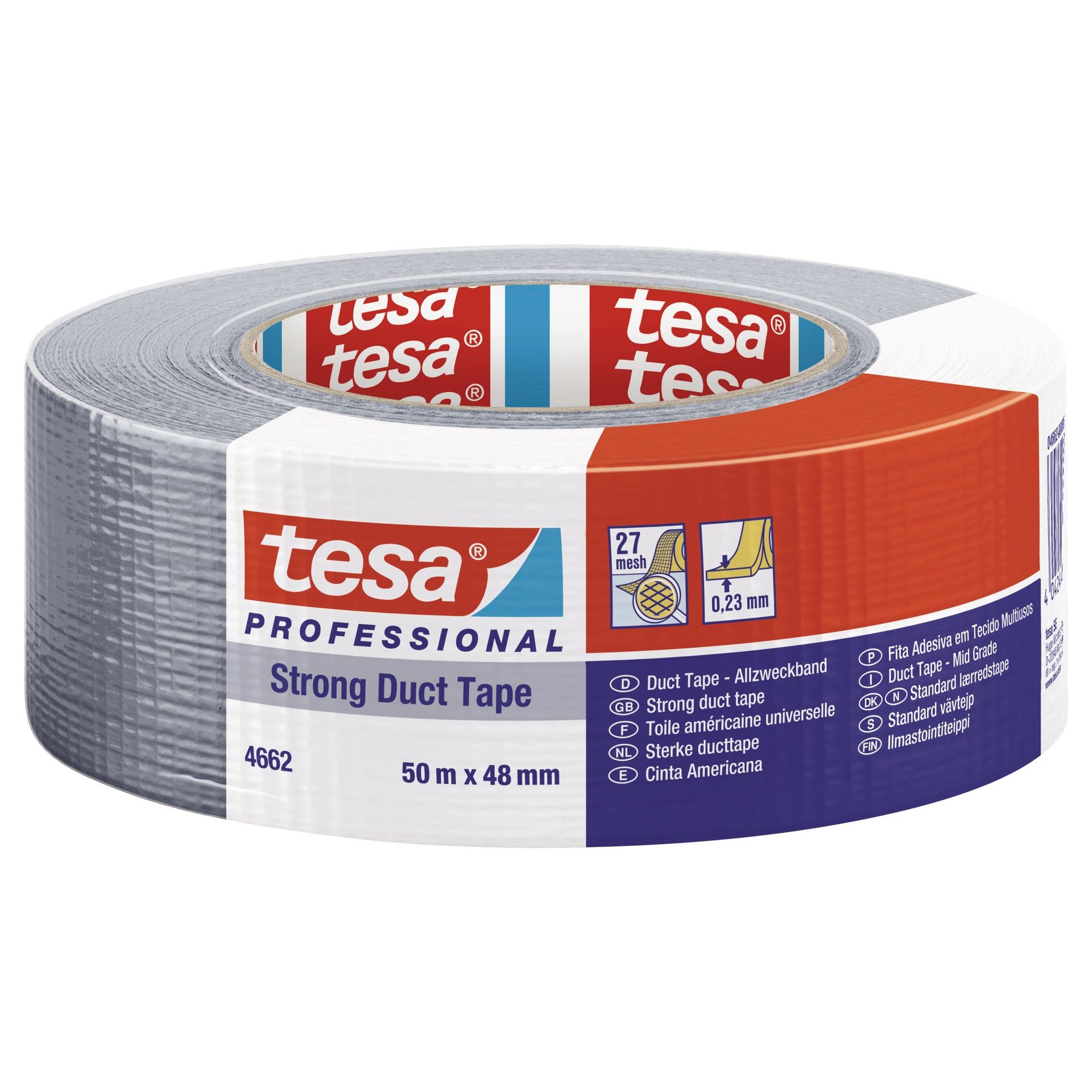 Gewebeband 48mmx50m silber