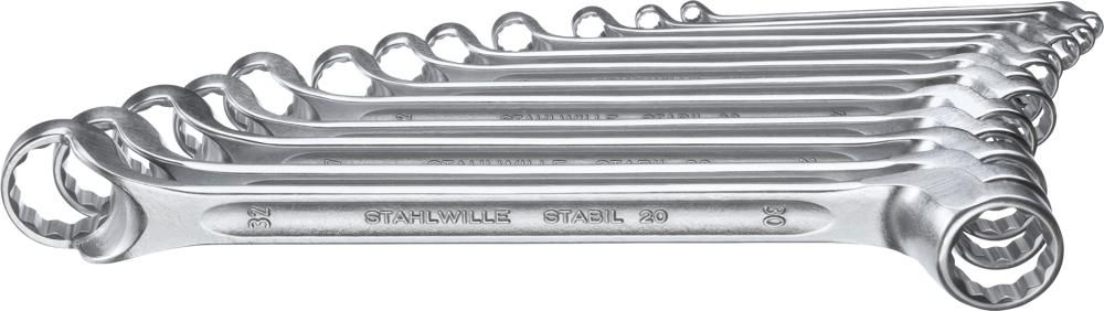 Doppelringschlüssel-Satz DIN838 6-32mm 12-teilig in Karton Stahlwille
