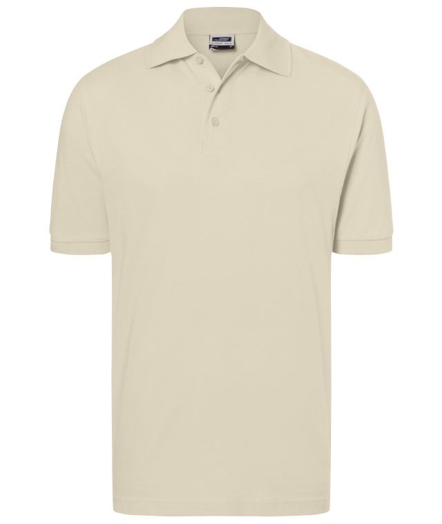 Classic Polo Hochwertiges Polohemd mit Armbündchen braun/grau, Gr. S
