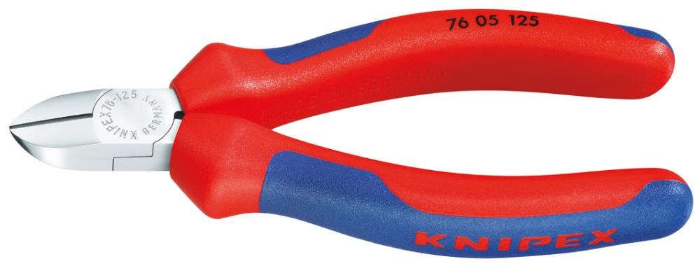 Seitenschneider Elektromechanik verchromtisoliert 125mm KNIPEX