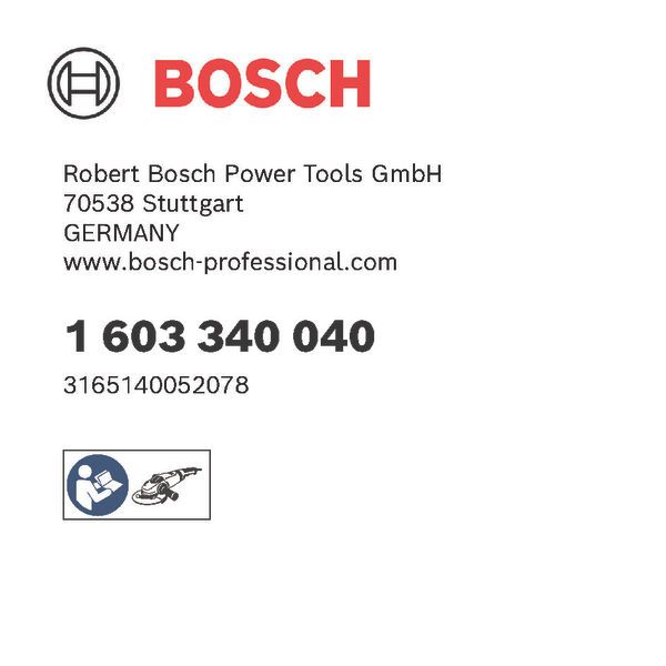 BOSCH Spannmutter