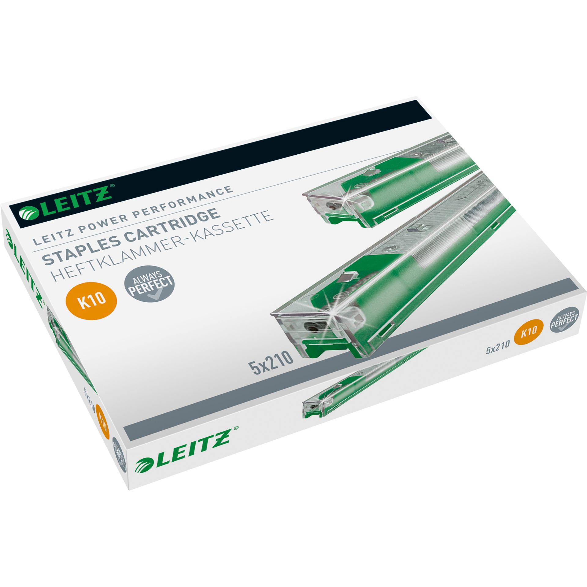 Heftklammerkassette K10 verzinkt 5x210 St./Pack.