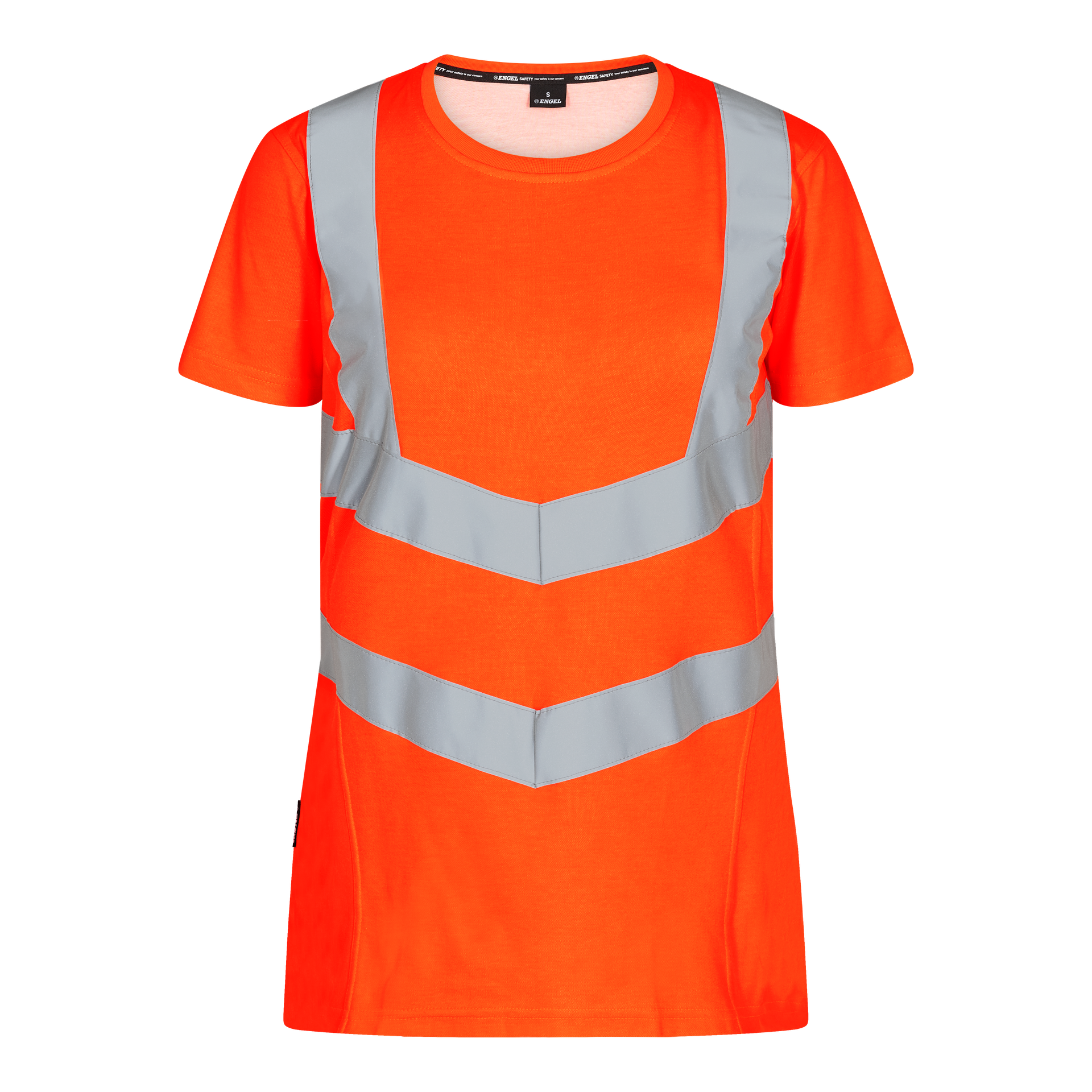 Safety Damen T-Shirt Hi-vis Orange, Gr. L