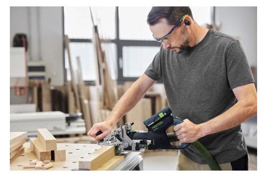 FESTOOL Akku-Dübelfräse, "DOMINO"