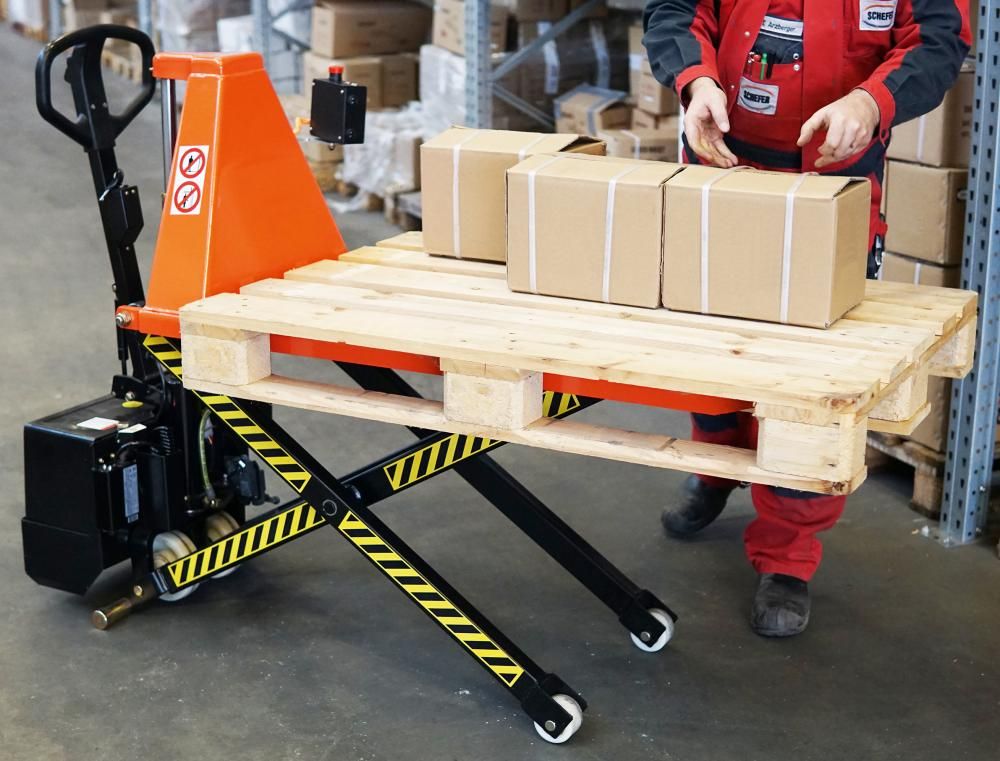 El.ScherenhubwagenPREMIUMGabellänge 1140 mm Tragkraft 1000 kg