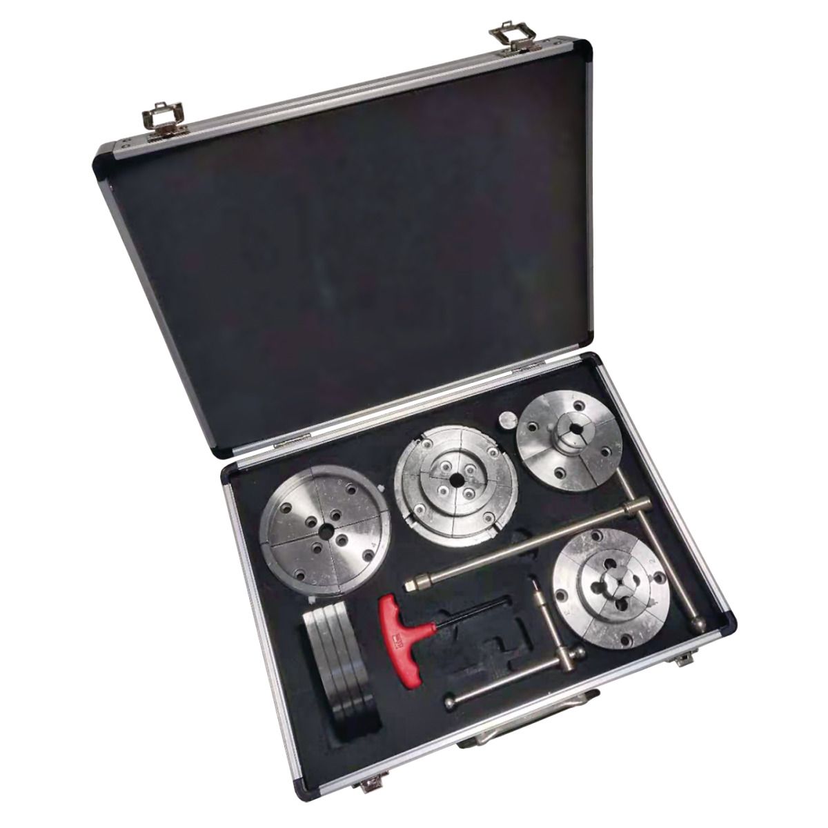 Vier-Backenfutter Holzstar Ø 115 mm Premium-Set