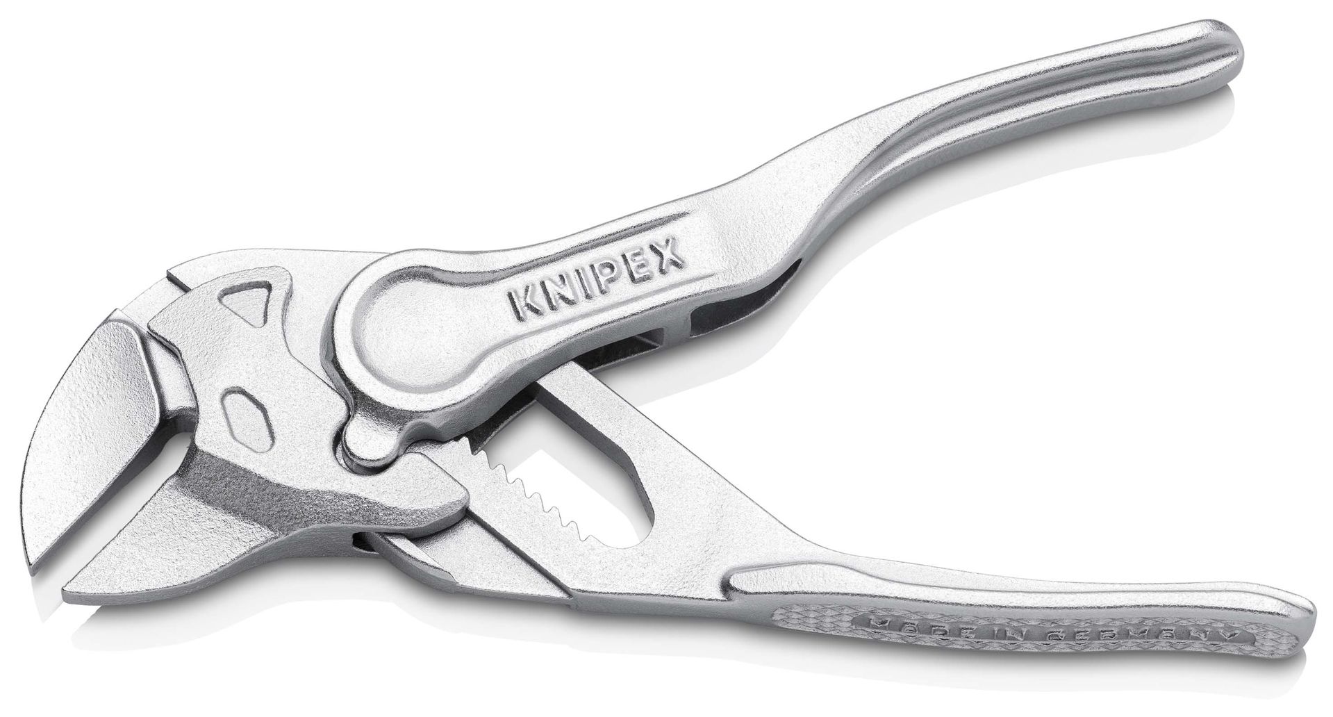 KNIPEX Zangenschlüssel XS aufgeprägte, raue Oberfläche