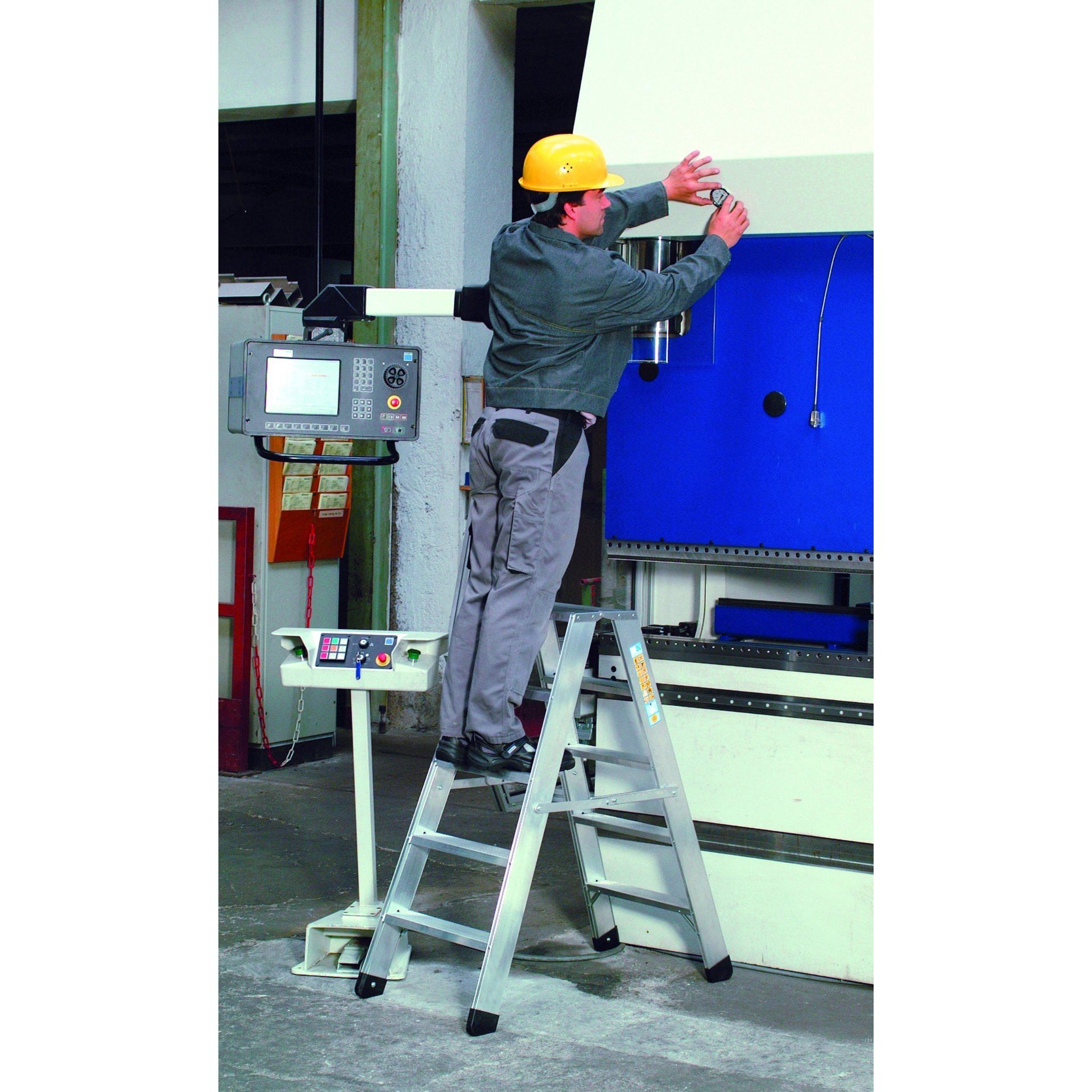 Zarges Seventec B - LM-Stufen-Stehleiter 2 x 4