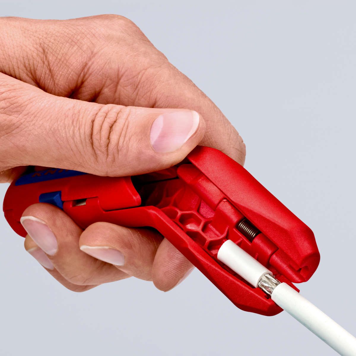 KNIPEX 16 95 02 SB ErgoStrip® Universal-Abmantelungswerkzeug für Linkshänder 135 mm