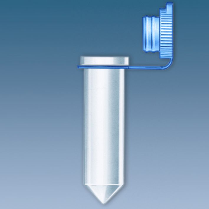 PP-Reaktionsgefäße 2 ml, mit anhängendemSoft-Stopfen blau (500 Stck.)UK = 10 Btl.