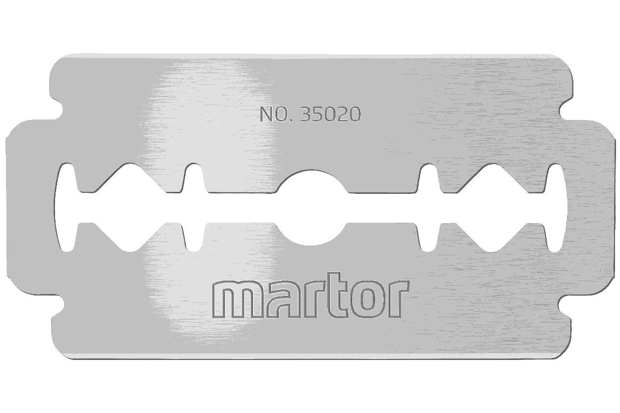 MARTOR Ersatzklinge INDUSTRIEKLINGE 35020 Standardschliff | 10 Stück