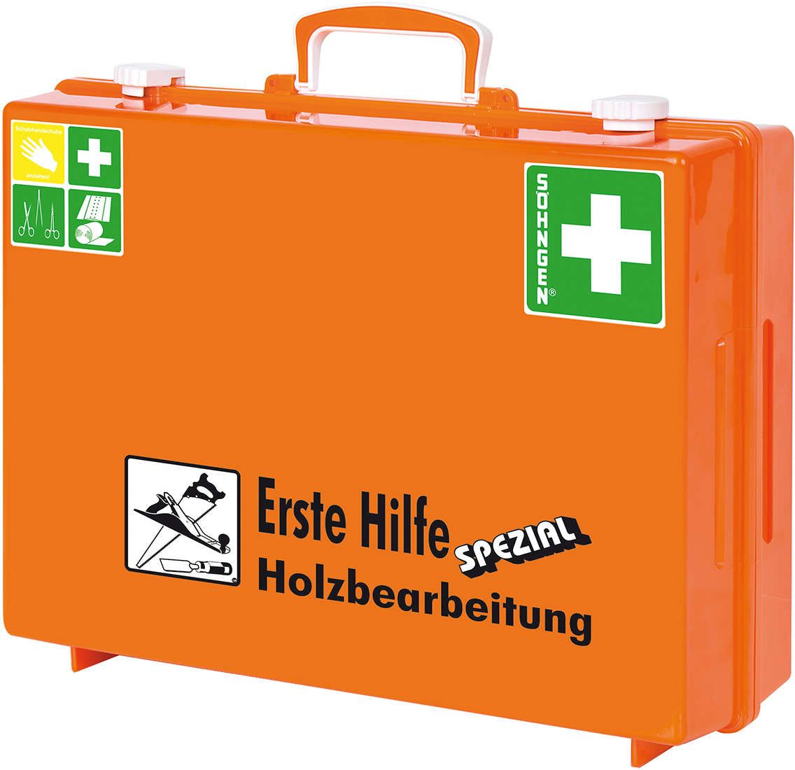ErsteHilfe-Koffer MT-CD Holzbearbeitung, orange