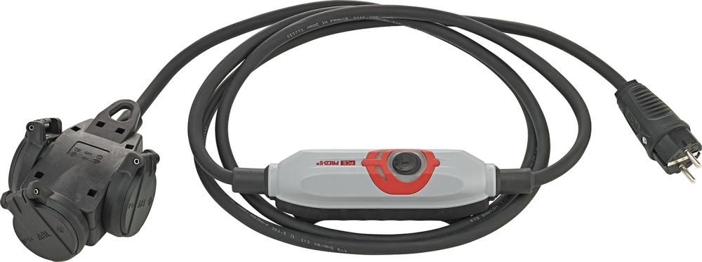 Dreifach-Verteiler IP44 3m H07RN-F 3G2,5 mit PRCD-S plus Althoff